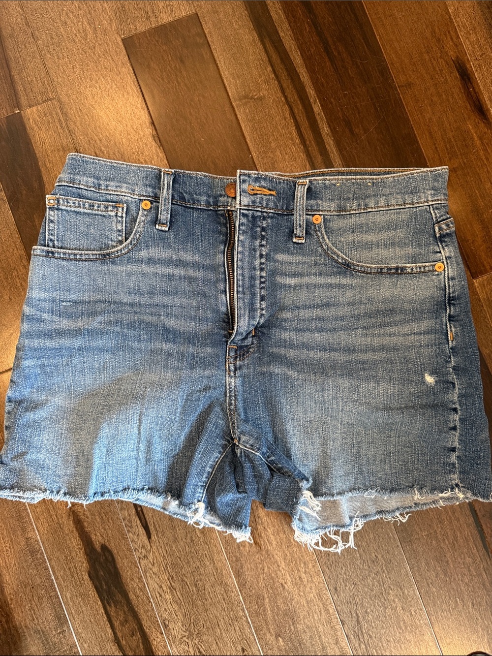 Madewell High Rise Jean Shorts